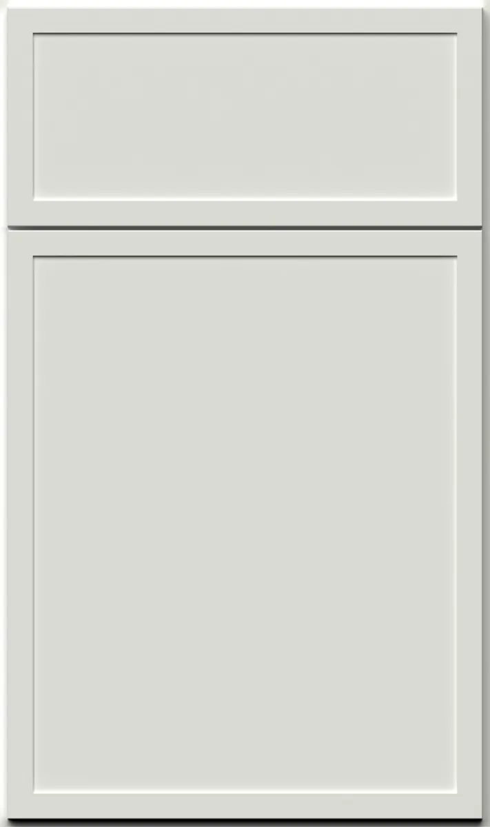 White slim shaker cabinet door and drawer front