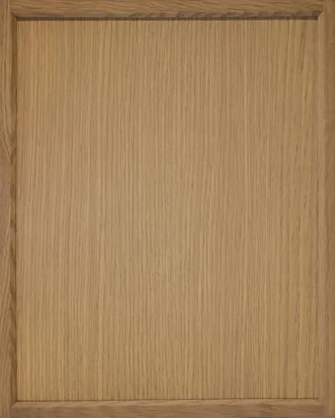 Slim shaker cabinet door in light oak